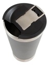 Vaso Térmico Cervecero 500ml Dakota Acero Inoxidable Con Tapa Y Destapador Color Gris Oscuro Liso