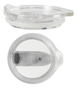 Vaso Térmico 800ml Acero Inoxidable Dakota Con Revestimiento De Plástico Con Tapa Color Gris Oscuro Texturizado
