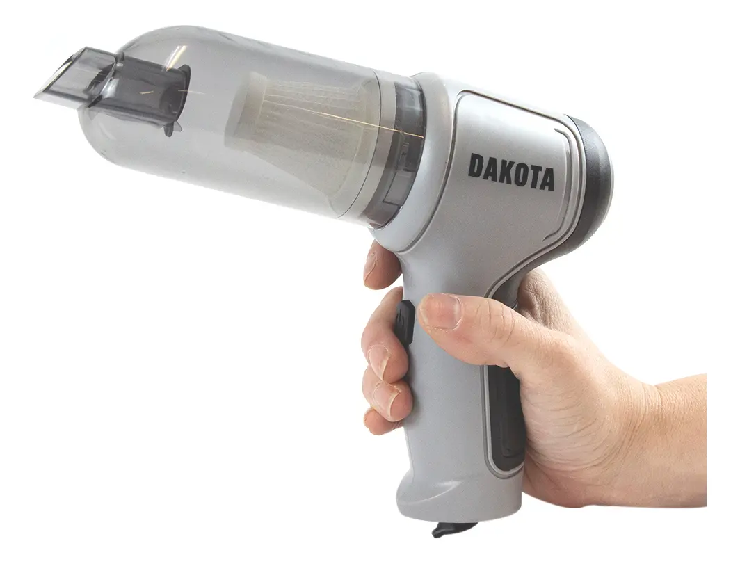 Aspiradora Portátil Inalámbrica Dakota Usb Recargable Color Gris/negro