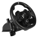 Volante Dakota Con Pedales Para Simulador Compatible Pc Ps Xbox Negro