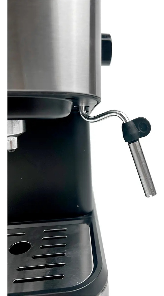 Cafetera Expresso 2 En 1 Dakota Con Espumador 20 Bares 1,5l Color Plateado