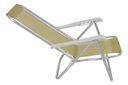 Silla Reposera Reclinable 4 Posiciones Bel 230 Playa Camping Color Beige