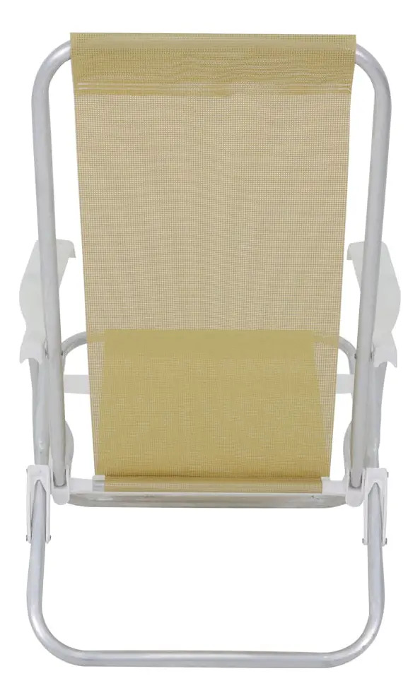Silla Reposera Reclinable 4 Posiciones Bel 230 Playa Camping Color Beige