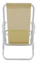 Silla Reposera Reclinable 4 Posiciones Bel 230 Playa Camping Color Beige