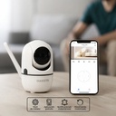 Combo 4 Cámaras Seguridad Ip Wifi Dakota 1080p Visión Nocturna Interior Blanco