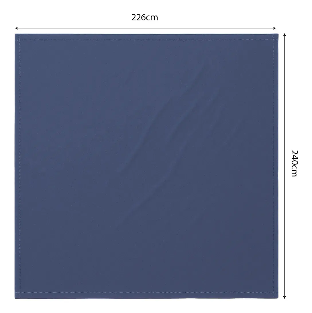 Combo Frazada Media Estacion Pelo Largo 200x230 Gris + Juego De Sábanas King 600 Hilos Color Azul Gris-azul