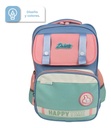 Mochila Infantil De Espalda Dakota Color Lila/verde Color Lila Verde