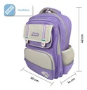 Mochila Infantil De Espalda Dakota Bag-inf003 Escolar Color Violeta