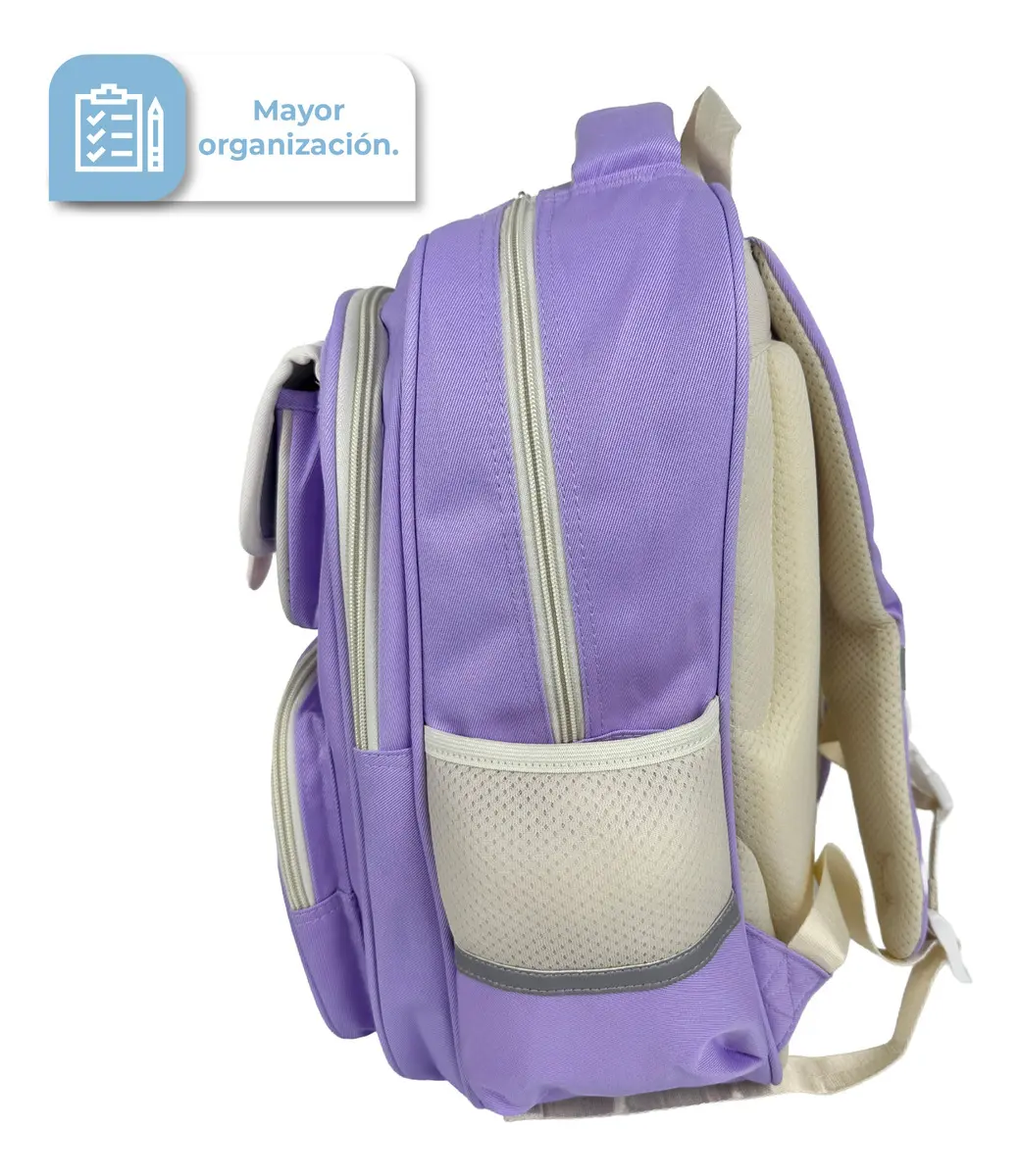 Mochila Infantil De Espalda Dakota Bag-inf003 Escolar Color Violeta