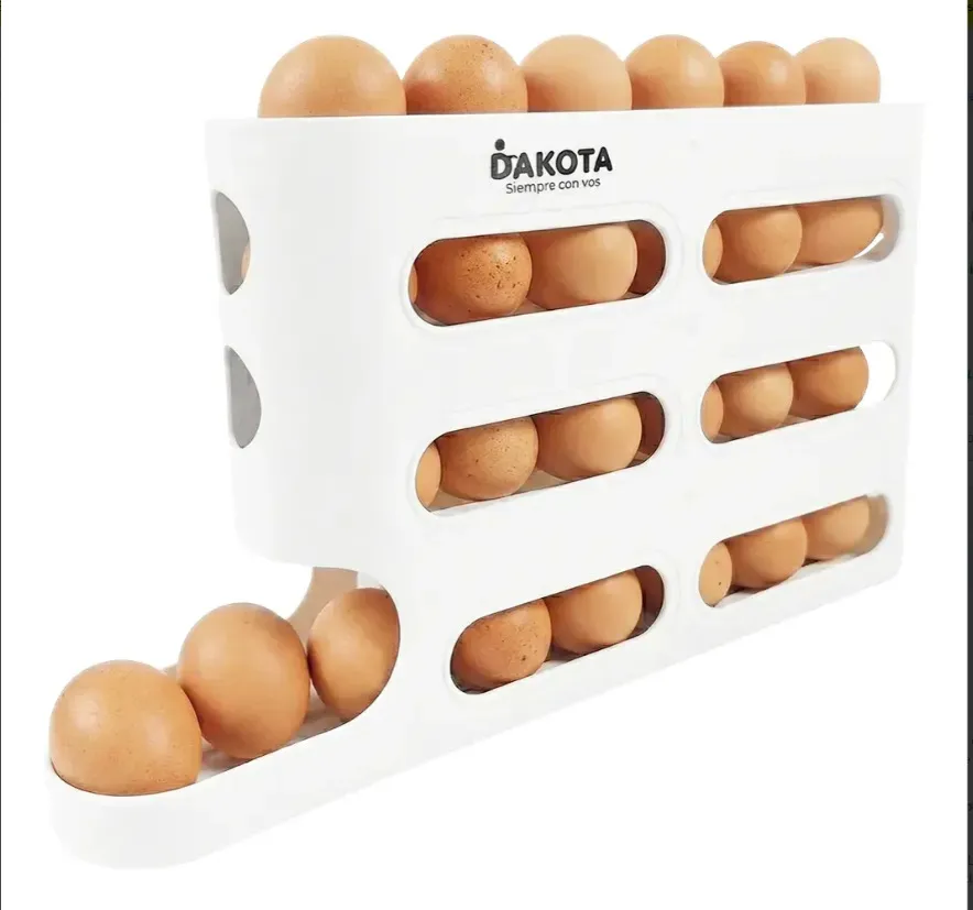 Combo Mandolina Dakota 22 En 1 Cortadora De Verduras + Organizador De Huevos 4 Niveles Verde