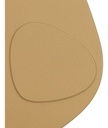 Combo Set X 6 Individuales + 6 Posavasos De Mesa Dakota Porta Cubierto De Mesa Pvc Lavable Color Camel