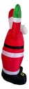 Adorno Muñeco De Navidad Papa Noel Inflable 1,80 Metros Dakota Color Rojo