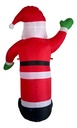 Adorno Muñeco De Navidad Papa Noel Inflable 1,80 Metros Dakota Color Rojo