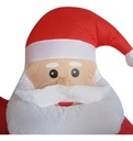 Adorno Muñeco De Navidad Papa Noel Inflable 1,80 Metros Dakota Color Rojo