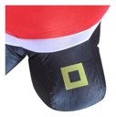 Adorno Muñeco De Navidad Papa Noel Inflable 1,80 Metros Dakota Color Rojo