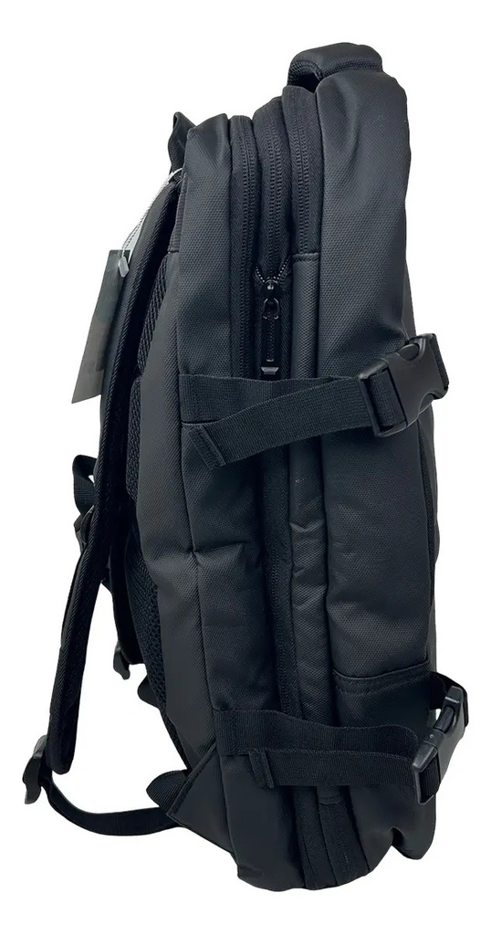 Mochila Para Carry On De Viaje Reforzada Dakota Impermeable Portanotebook Con Usb Color Negra Negro