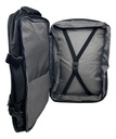 Mochila Para Carry On De Viaje Reforzada Dakota Impermeable Portanotebook Con Usb Color Negra Negro