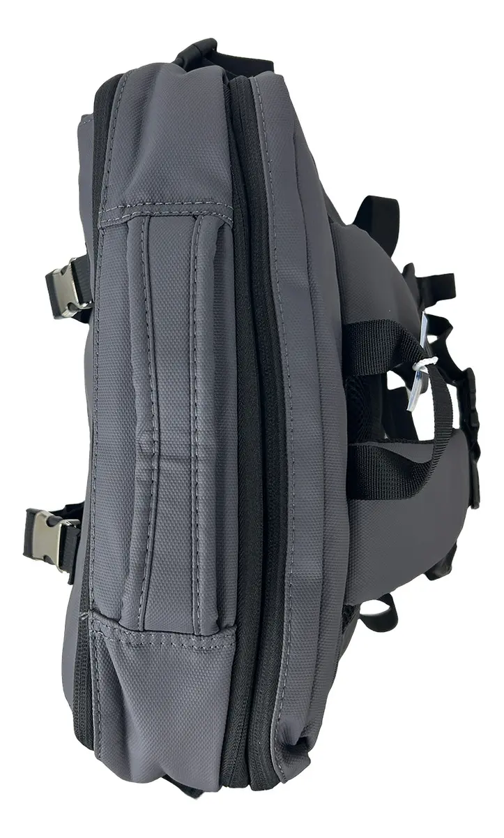 Mochila Carry On De Viaje Reforzada Dakota Impermeable Color Gris 2 Neceser De Regalo