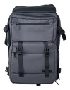 Mochila Carry On De Viaje Reforzada Dakota Impermeable Color Gris 2 Neceser De Regalo