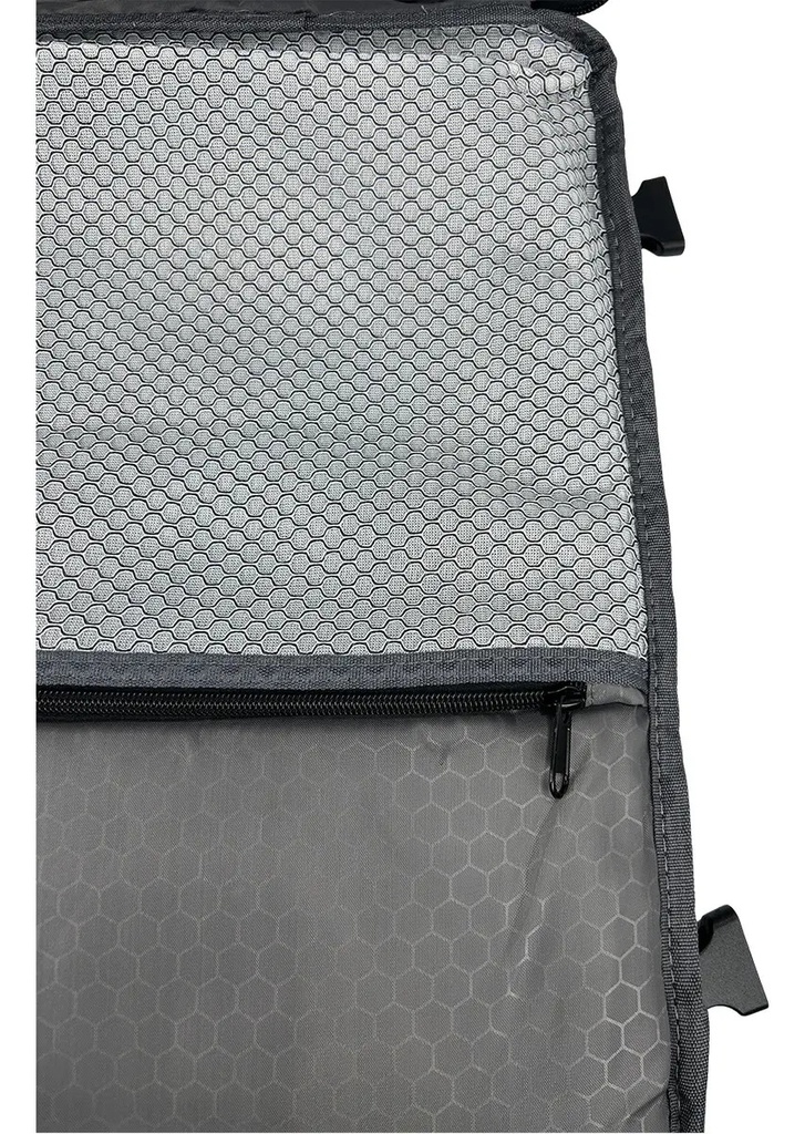 Mochila Carry On De Viaje Reforzada Dakota Impermeable Color Gris 2 Neceser De Regalo