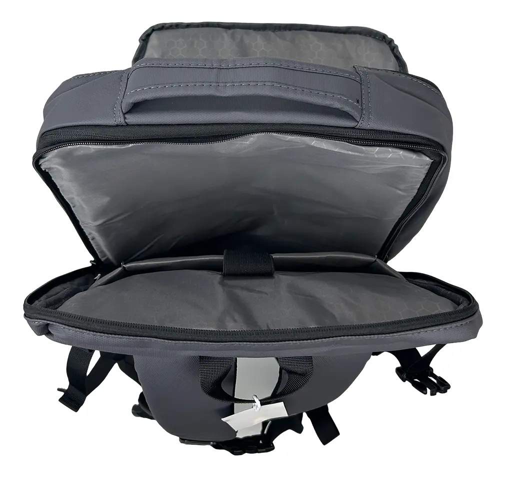 Mochila Carry On De Viaje Reforzada Dakota Impermeable Color Gris 2 Neceser De Regalo
