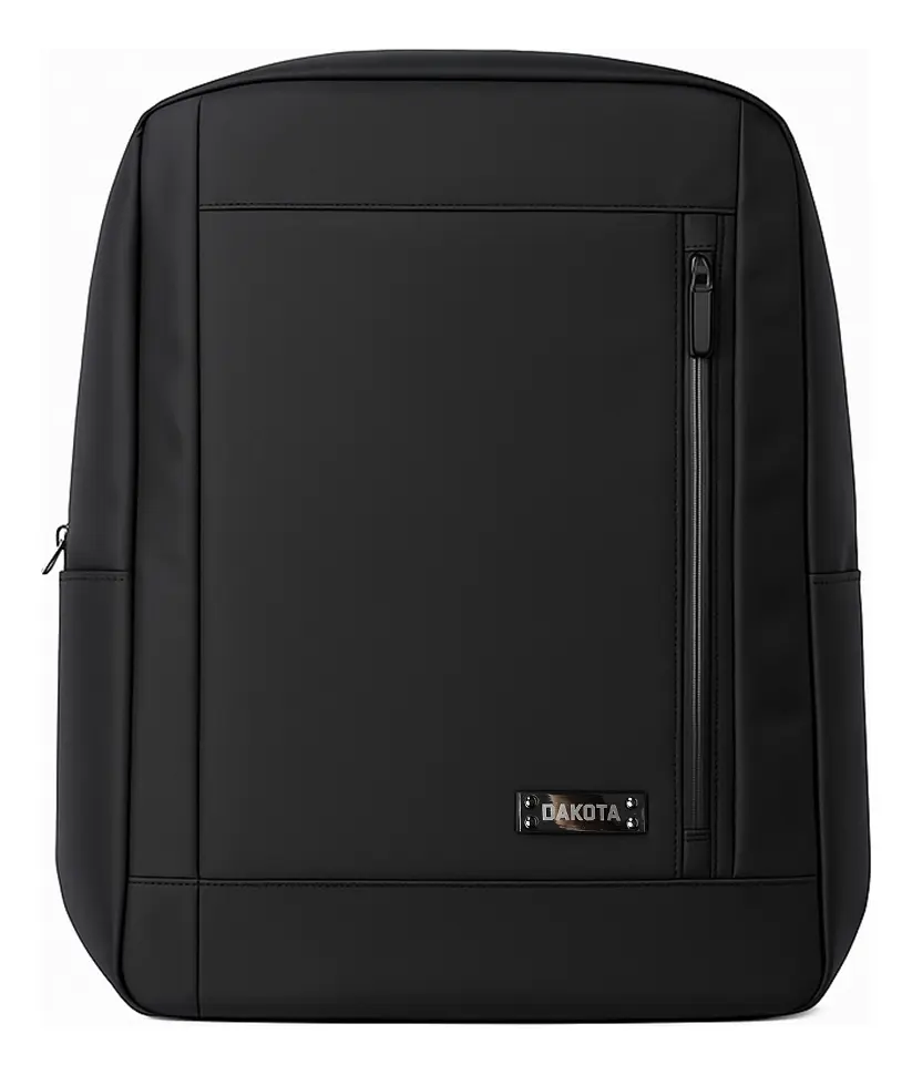 Mochila Impermeable Viaje Dakota Portanotebook Cabina Usb Regalo 2 Neceseres Negro