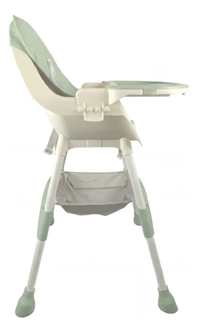 Silla De Comer Bebé 2 En 1 Plegable Dakota Verde Alta Baby Verde Agua