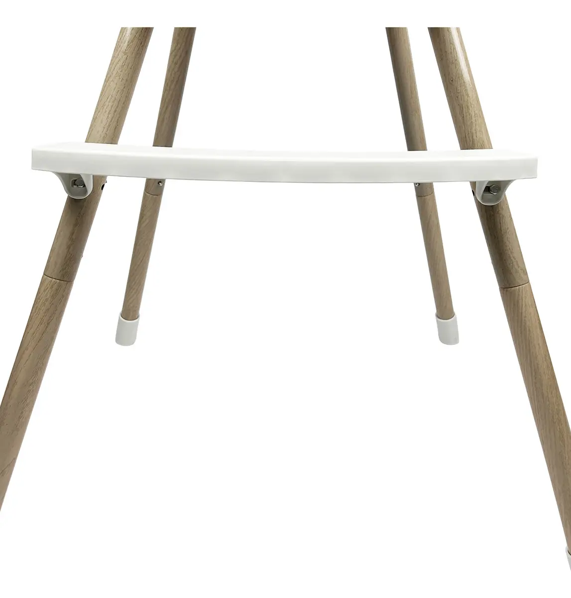 Silla Alta Para Bebé Dakota Seguridad Arnés 5 Puntos Patas De Caño Imitación Madera Color Verde