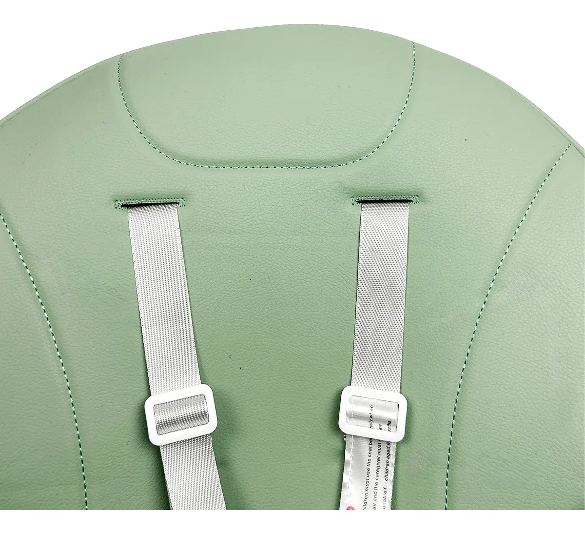 Silla Alta Para Bebé Dakota Seguridad Arnés 5 Puntos Patas De Caño Imitación Madera Color Verde