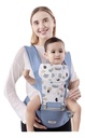 Mochila Fular Porta Bebe Canguro Multifuncional Dakota Color Azul Azul