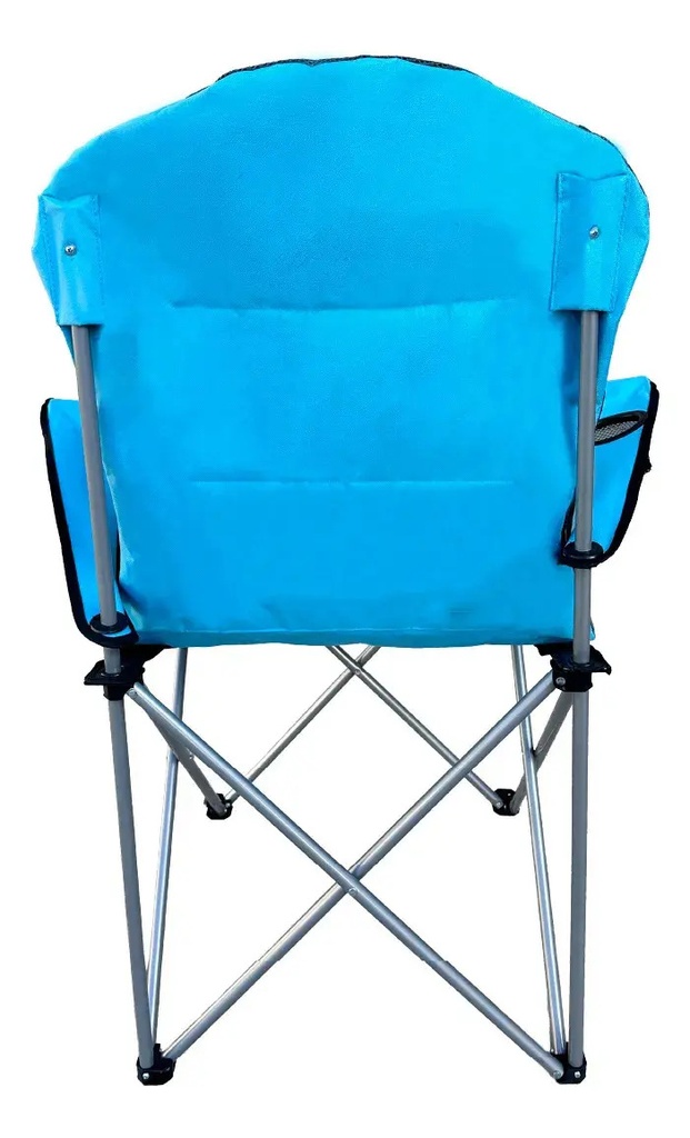 Silla Director Camping Dakota 120 Kg Reforzada Pesca Caza Azul-gris Con Bolso