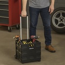 Carrito De Compras Dakota Plegable Multiuso Con Ruedas Resistentes Negro