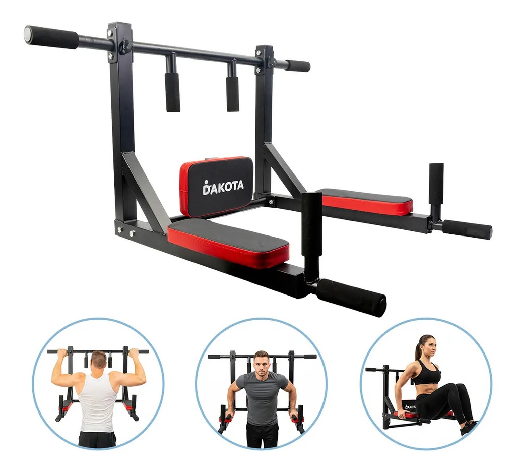 Barra Dominadas Multifunción Dakota Para Pared Pull-up Abdominales