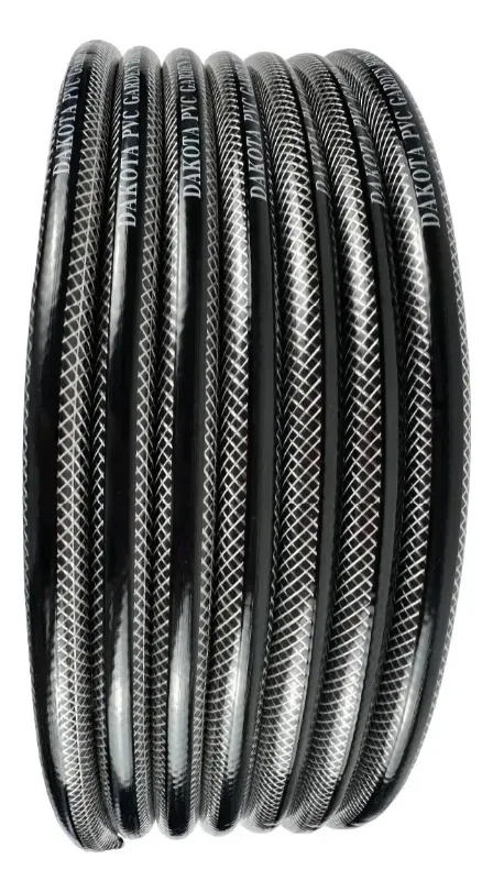 Combo X2 Manguera De Riego 50 Mts. Dakota Flexible 1/2 Diámetro Presión Reforzada Negrox02