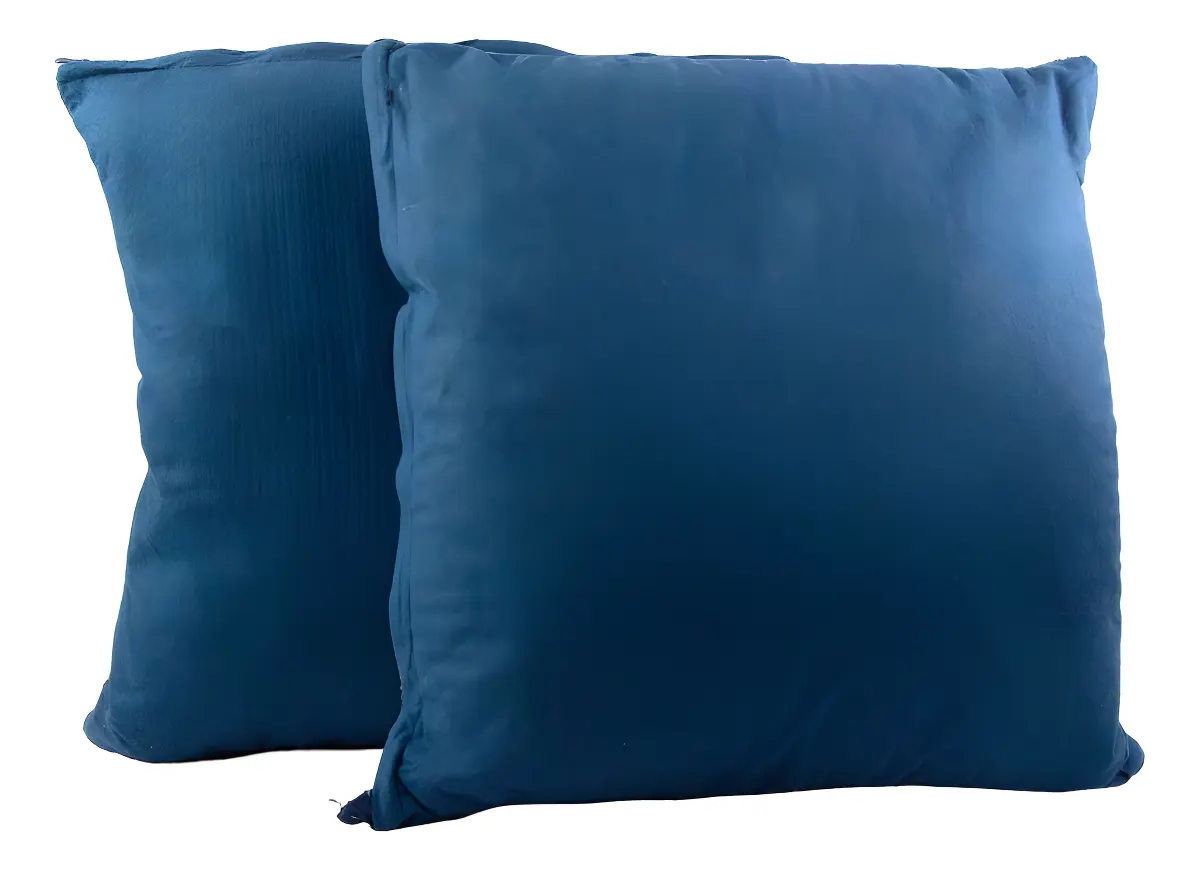 Combo 2 Almohadones Texturizado Dakota 40x40cm Color Azul