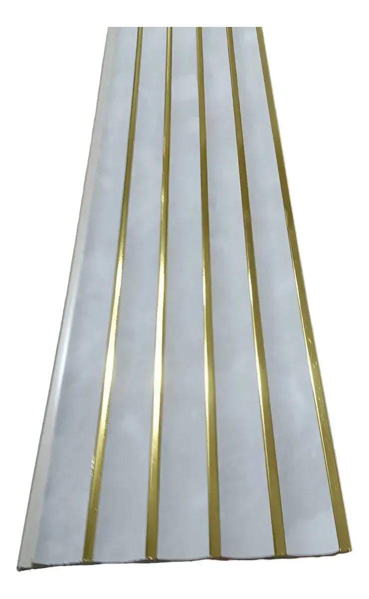Dakota Wpc001 Rayas Gris Con Dorado