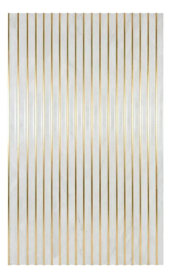 Dakota Wpc001 Rayas Gris Con Dorado