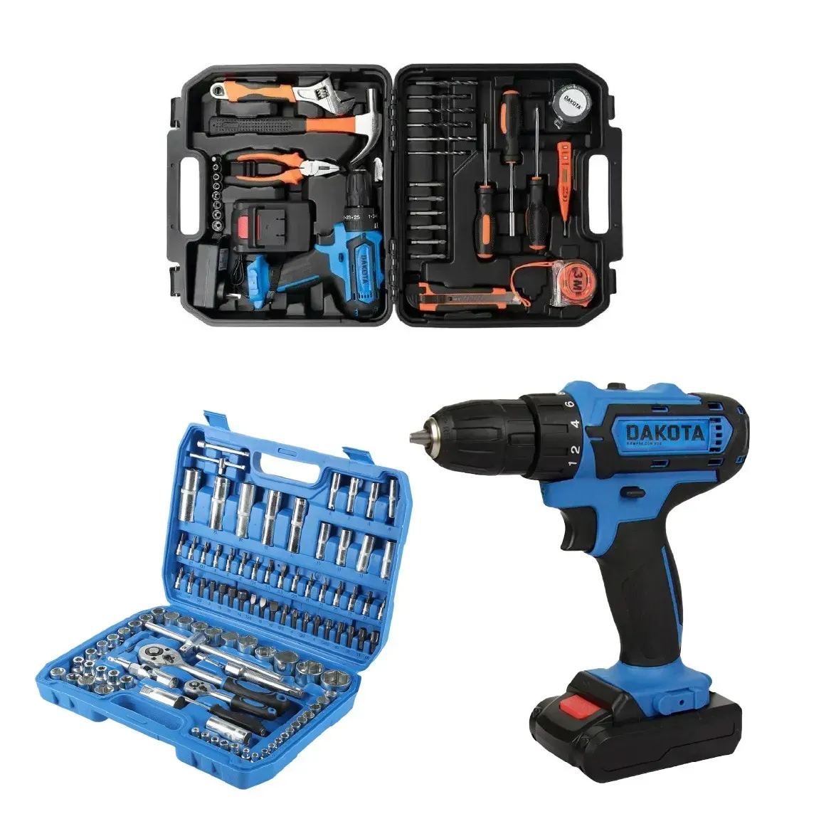 COMBO TAL001 TALADRO + SET LLAVP-108PCS SET LLAVES