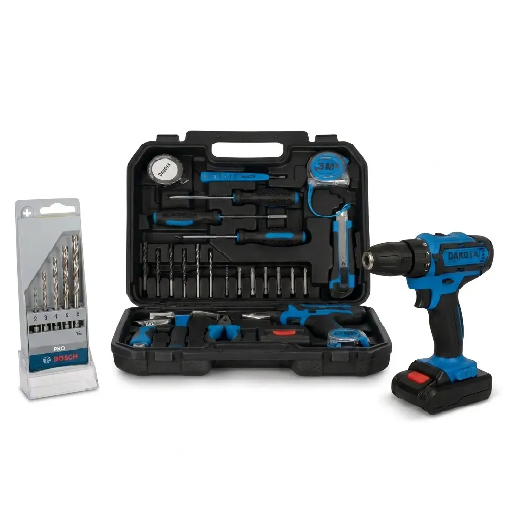 Dakota Tal001 + Setbroc5pcs Maletín De Transporte - Negro Y Azul