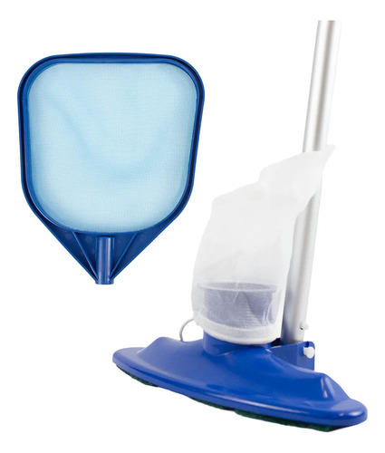 Kit Limpieza de Piscina Aspirador + Peneira + Haste
