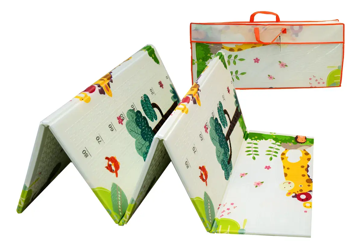 ALF08 - ALFOMBRA ANTIGOLPES PARA BEBES 1 - AVIONES/UNICORNIOS