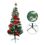Arb Nav Árbol Navidad Verde 180cm con Adornos VERD-04