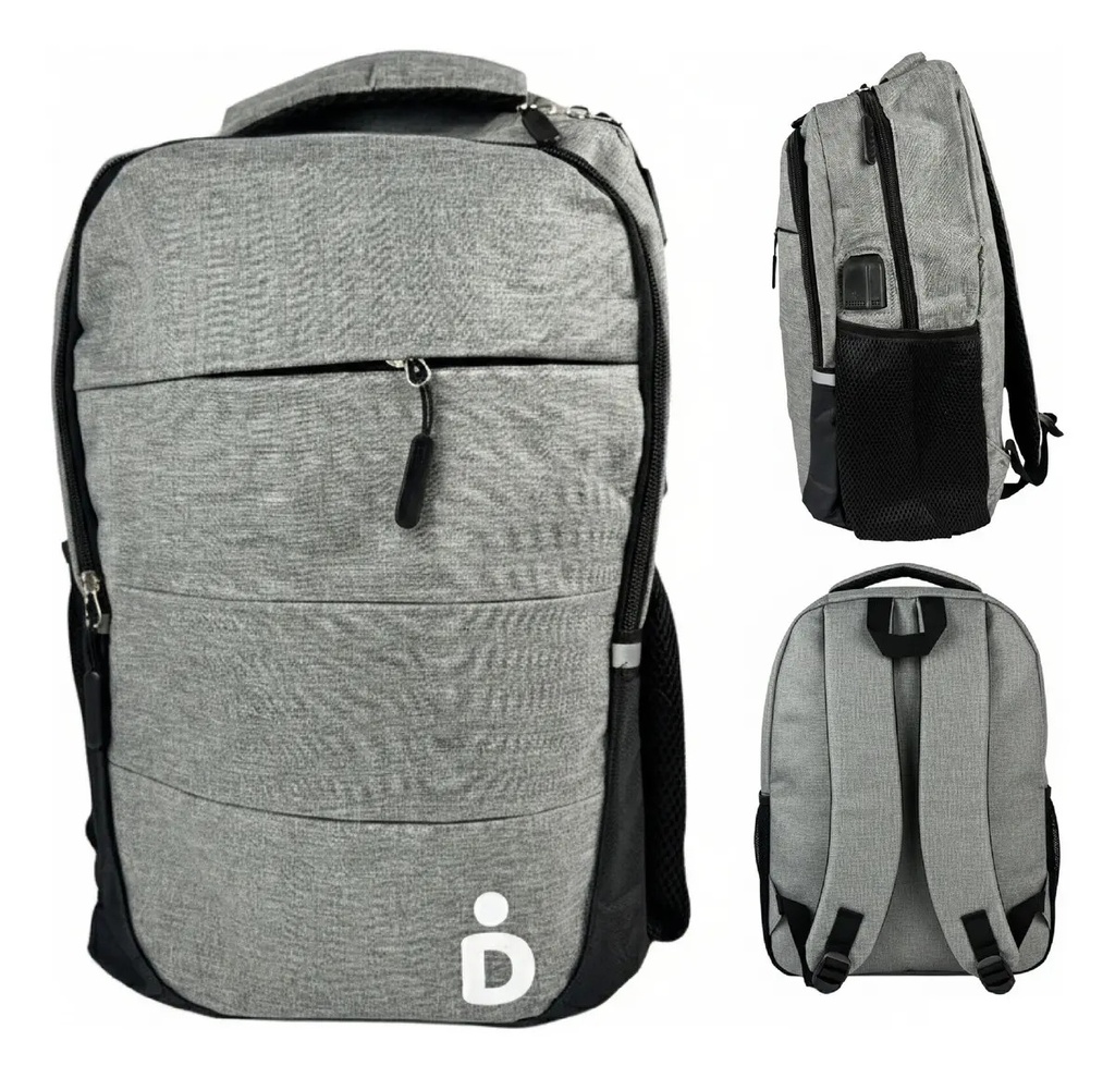 [BAG011 GRIS - 714604302018] BAG011 GRIS MOCHILA EJECUTIVA