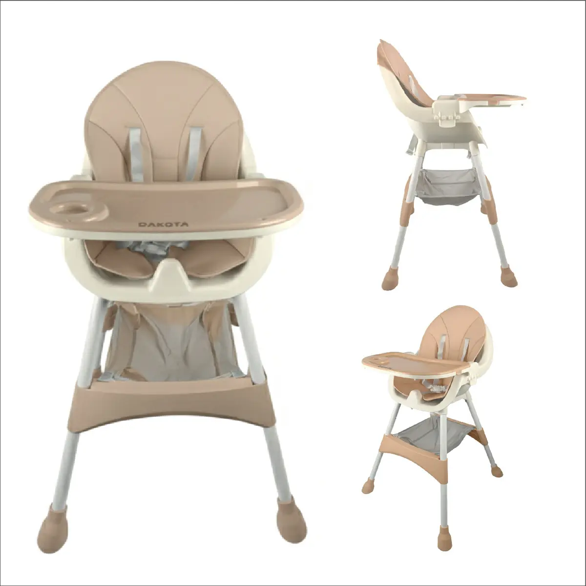 [BB-SIAL-MF01 BEIGE - 714604480143] BB-SIAL-MF01 BEIGE SILLA ALTA BEBE MULTIFUNCION