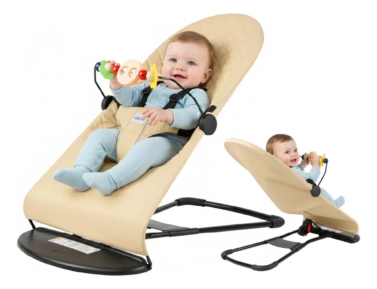 [BBMEC01 BEIGE - 714604085997] BBMEC 01 SILLA MECEDORA BEBES BEIGE