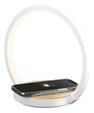 BC140 BASE DE CARGA CIRCULAR CON ARO BLANCO LED