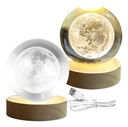 Luna Esfera de Cristal 3D BOL001