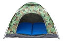 Carpa 4 Personas Dakota Autoarmable Automática 200x200x135cm Color Verde Militar CA04