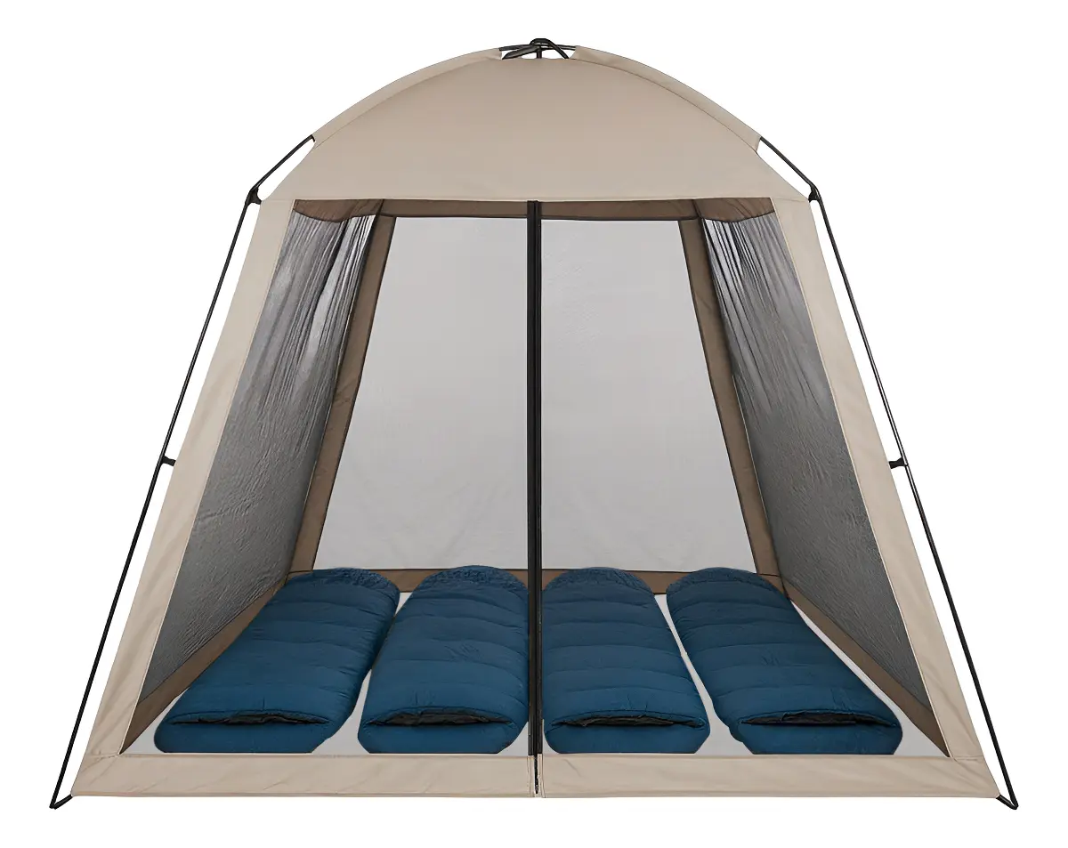 CA33-215 BEIGE - CARPA GAZEBO ARMADO SIMPLE 3X3X2.15