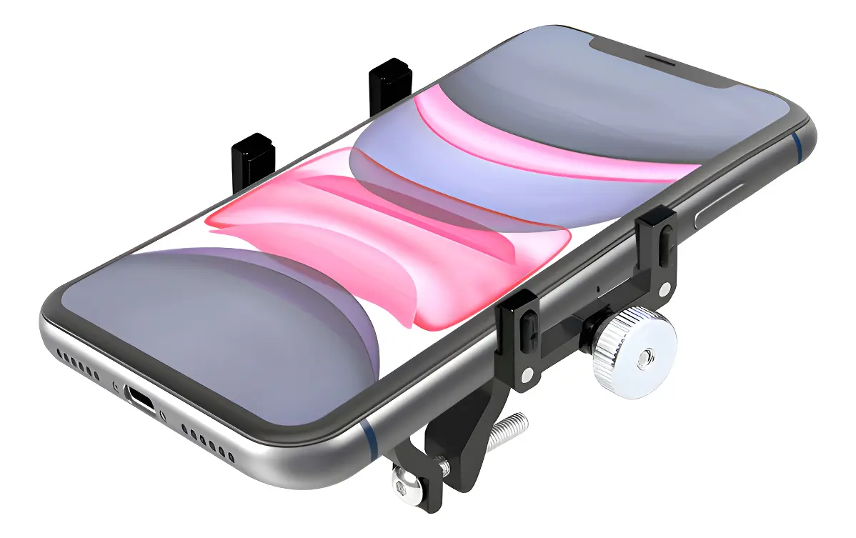 Porta Celular para Bicicleta Negro Metálico FPC090NM